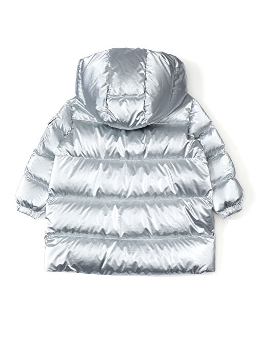 Moncler silver best sale coat